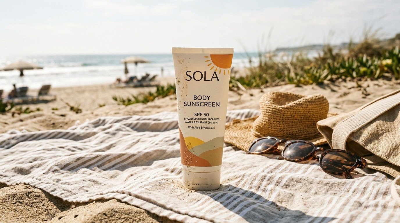 Body Sunscreen Body Care Routine